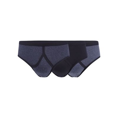 Big and tall pack of four navy briefs